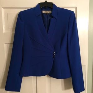 Tahari ASL Royal Blue Jacket